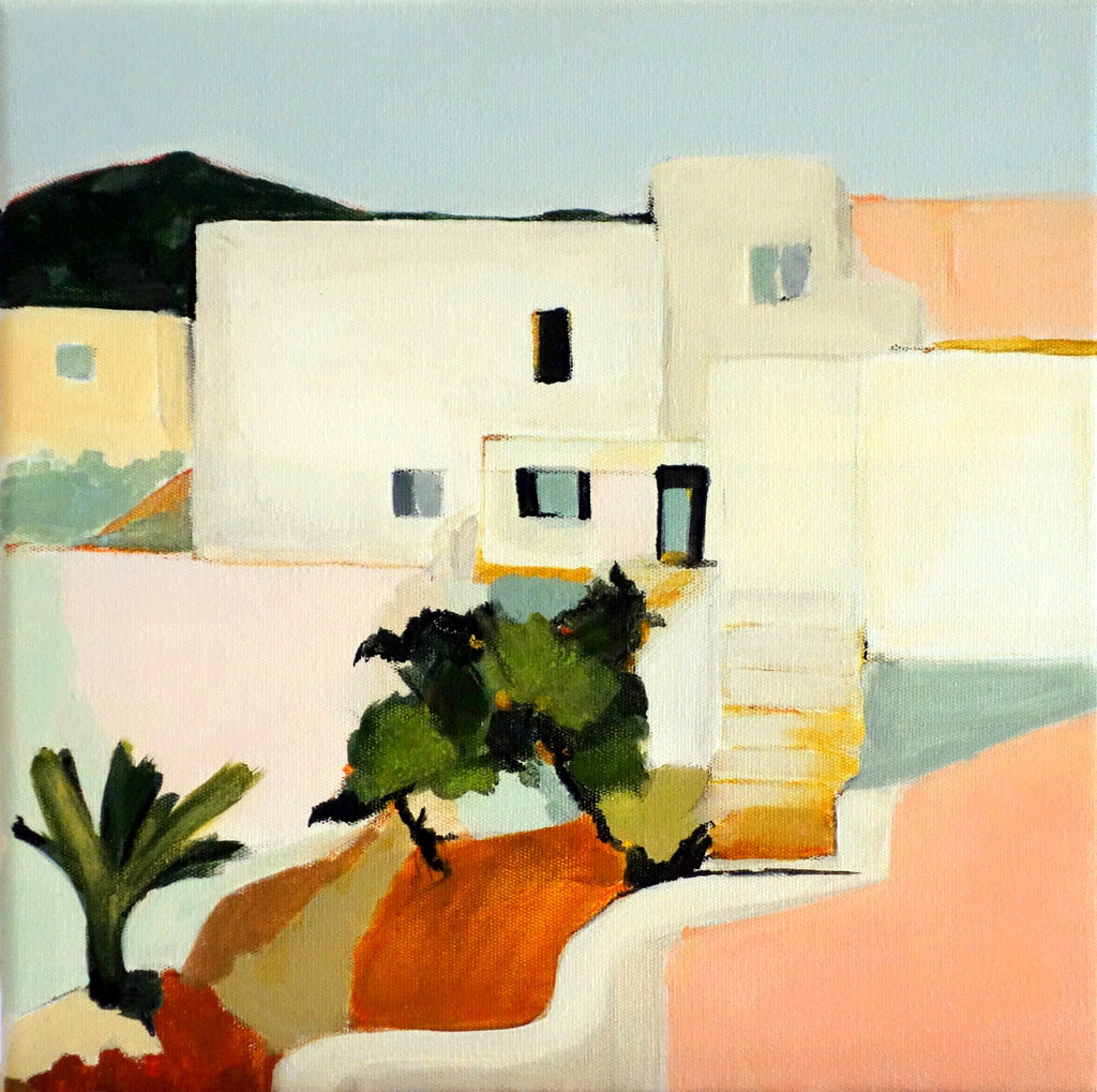 Ibiza Revisited - Framed in Oak