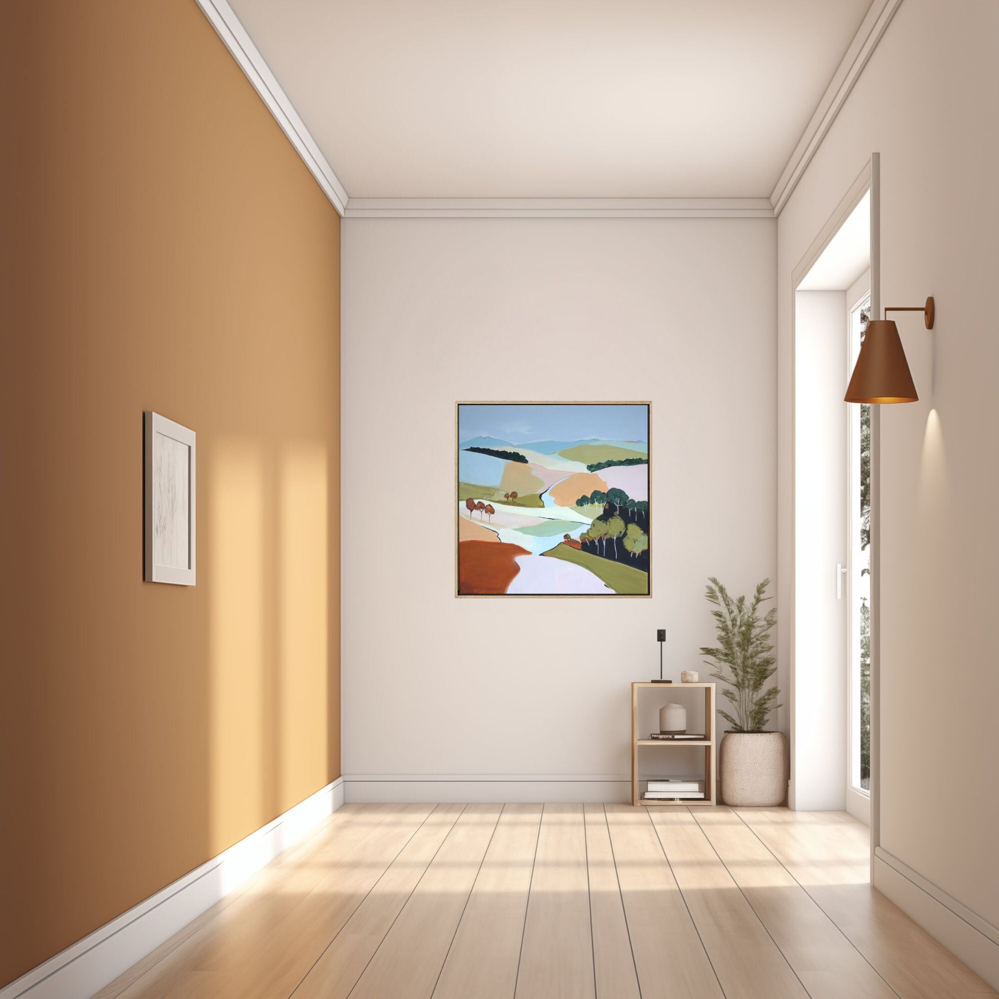Valley of Light - Framed in Oak