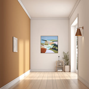 Valley of Light - Framed in Oak