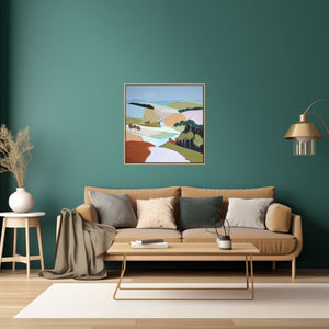 Valley of Light - Framed in Oak