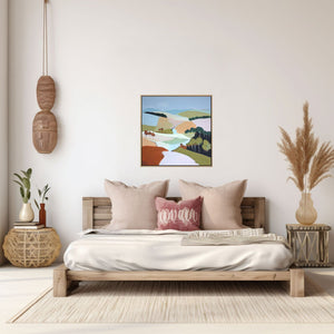 Valley of Light - Framed in Oak
