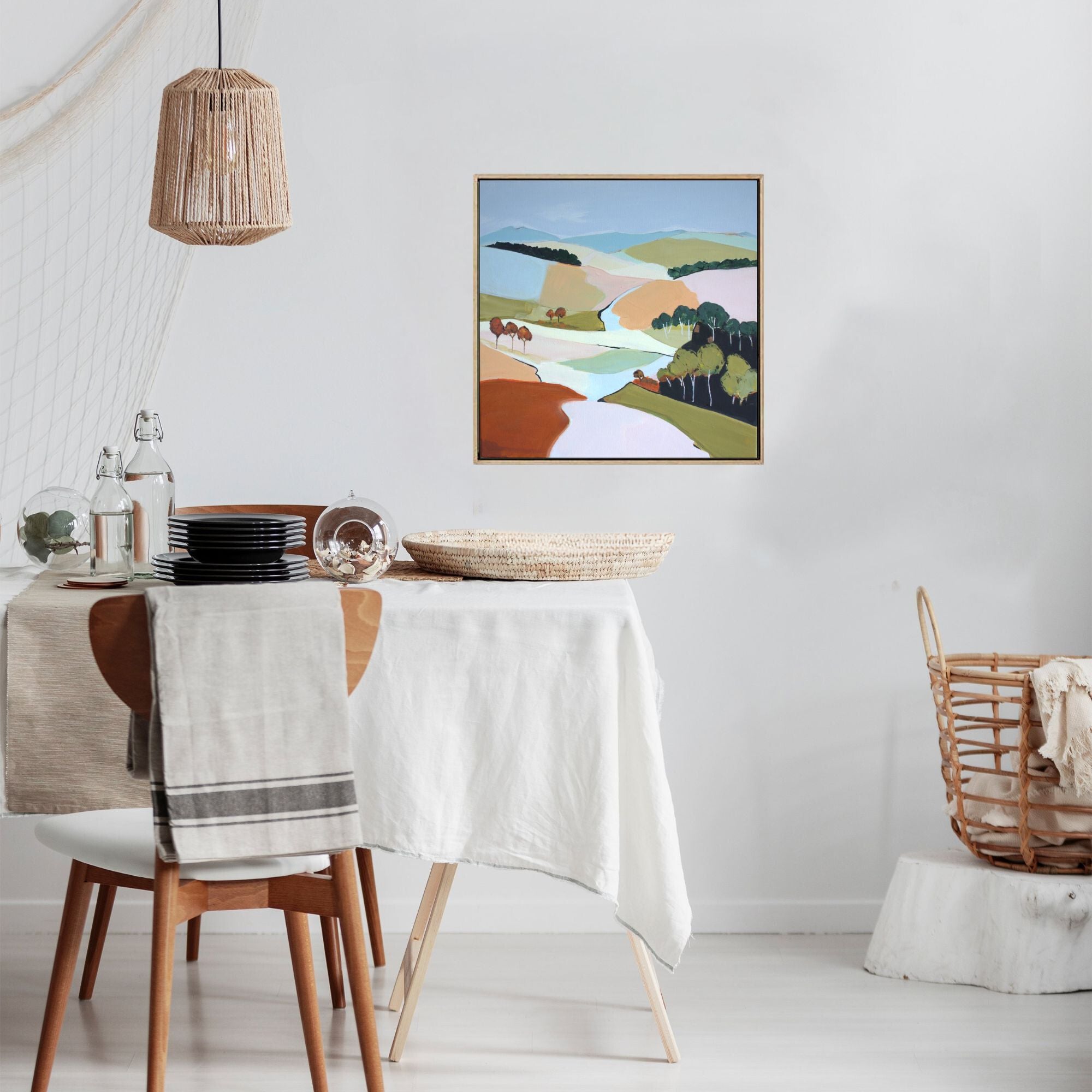 Valley of Light - Framed in Oak