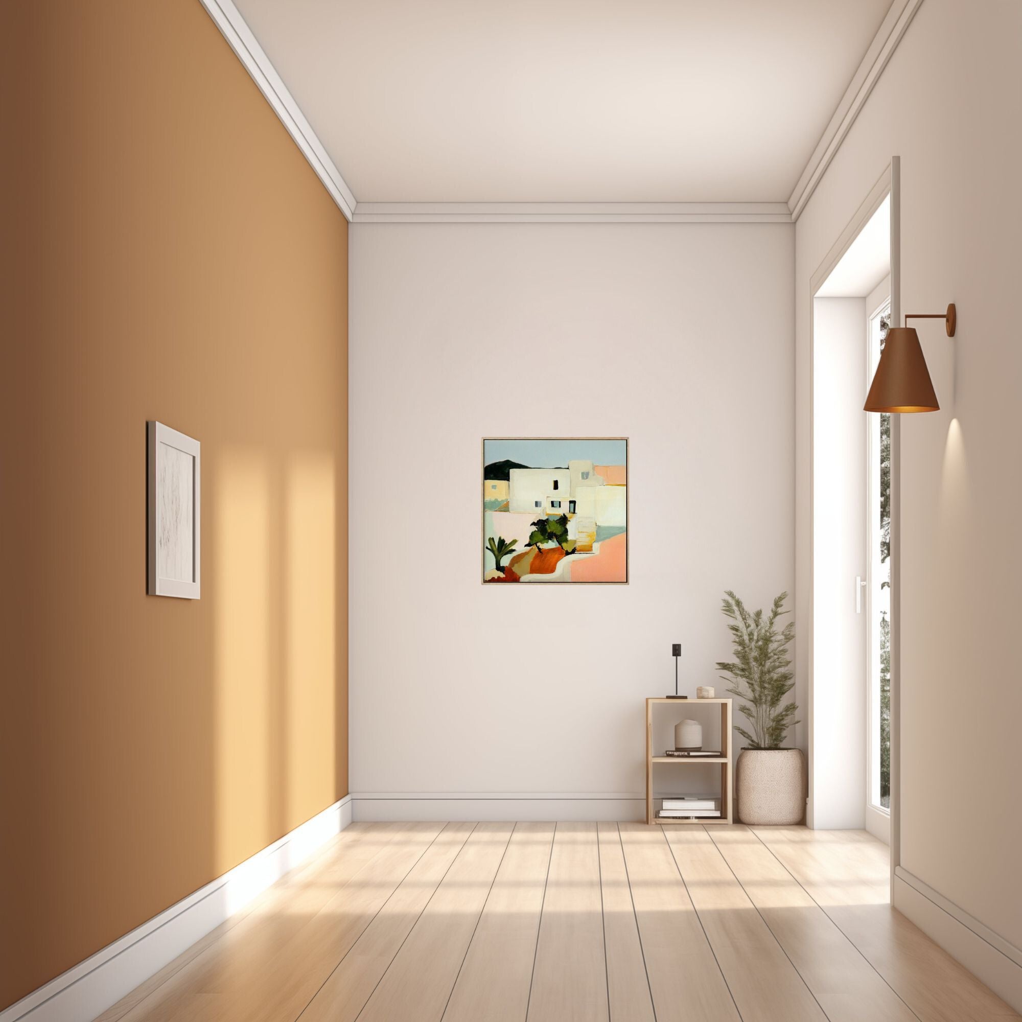 Ibiza Revisited - Framed in Oak