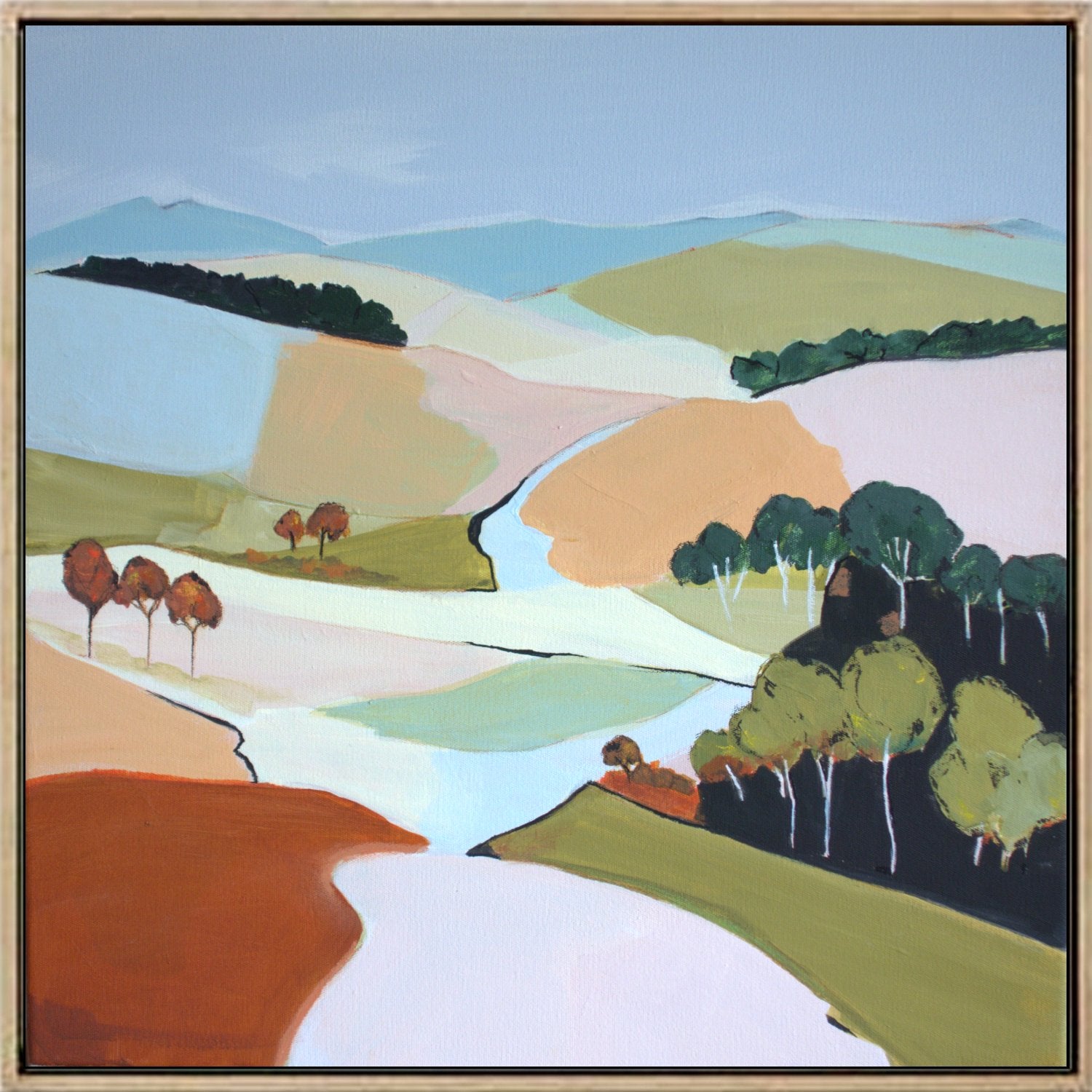 Valley of Light - Framed in Oak