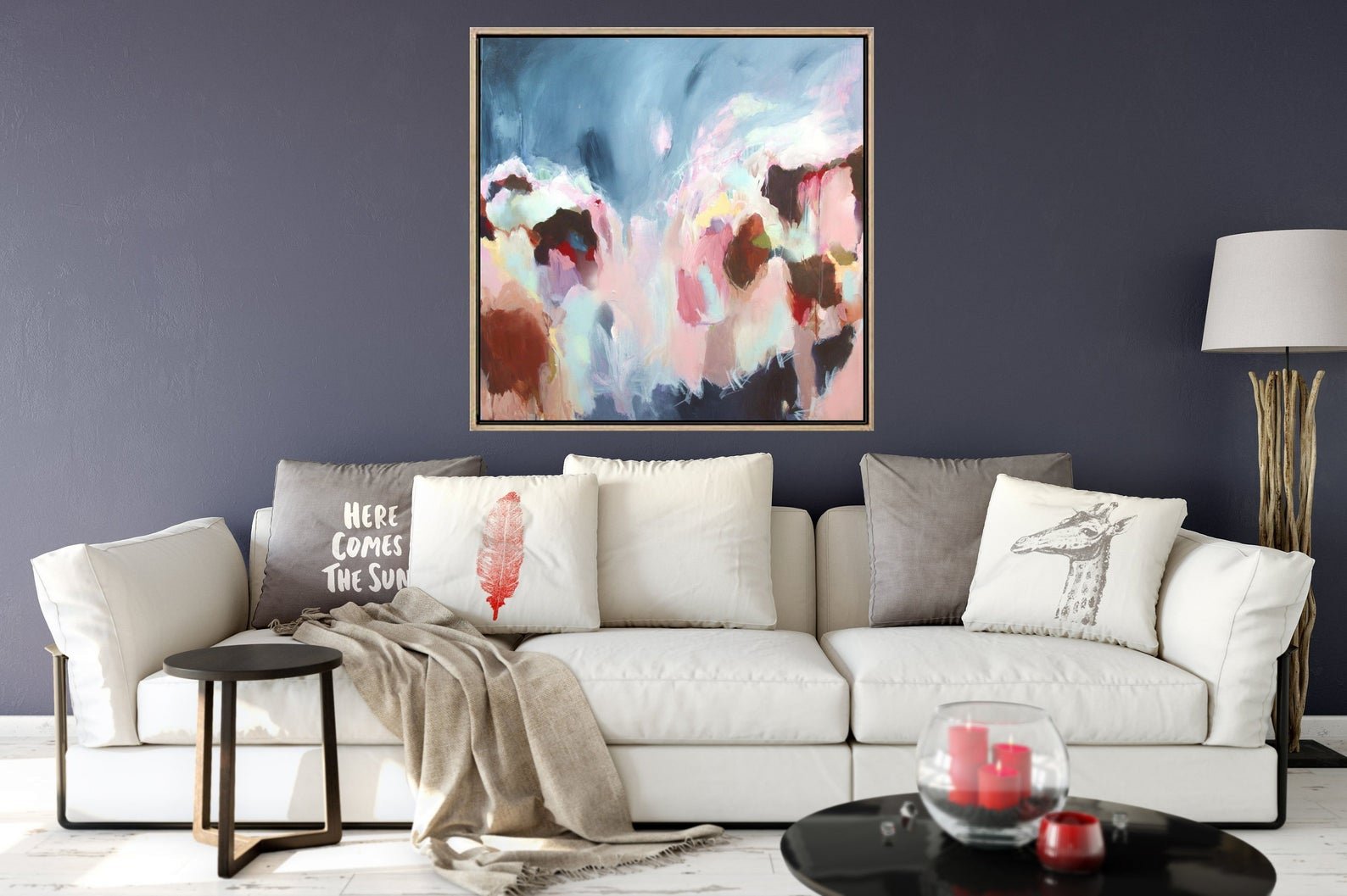 Whirlwind Of Thoughts- Colourful Expressionist Art Print