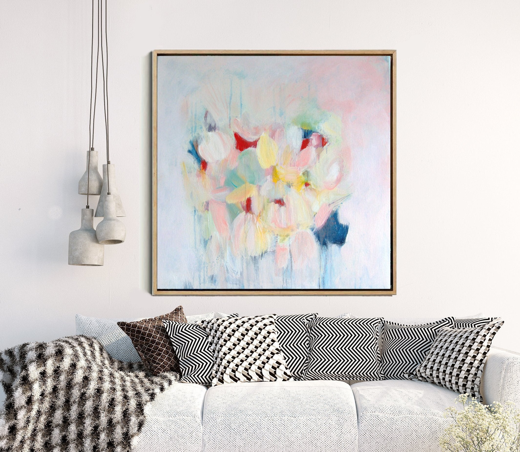 Summer Begins - Floral Abstract Print